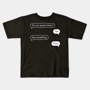 Funny and Humor Chat | Funny Text | Funny Gift Kids T-Shirt